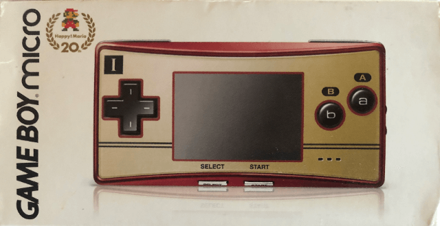 Game Boy Micro Famicom box art for GameBoy Advance